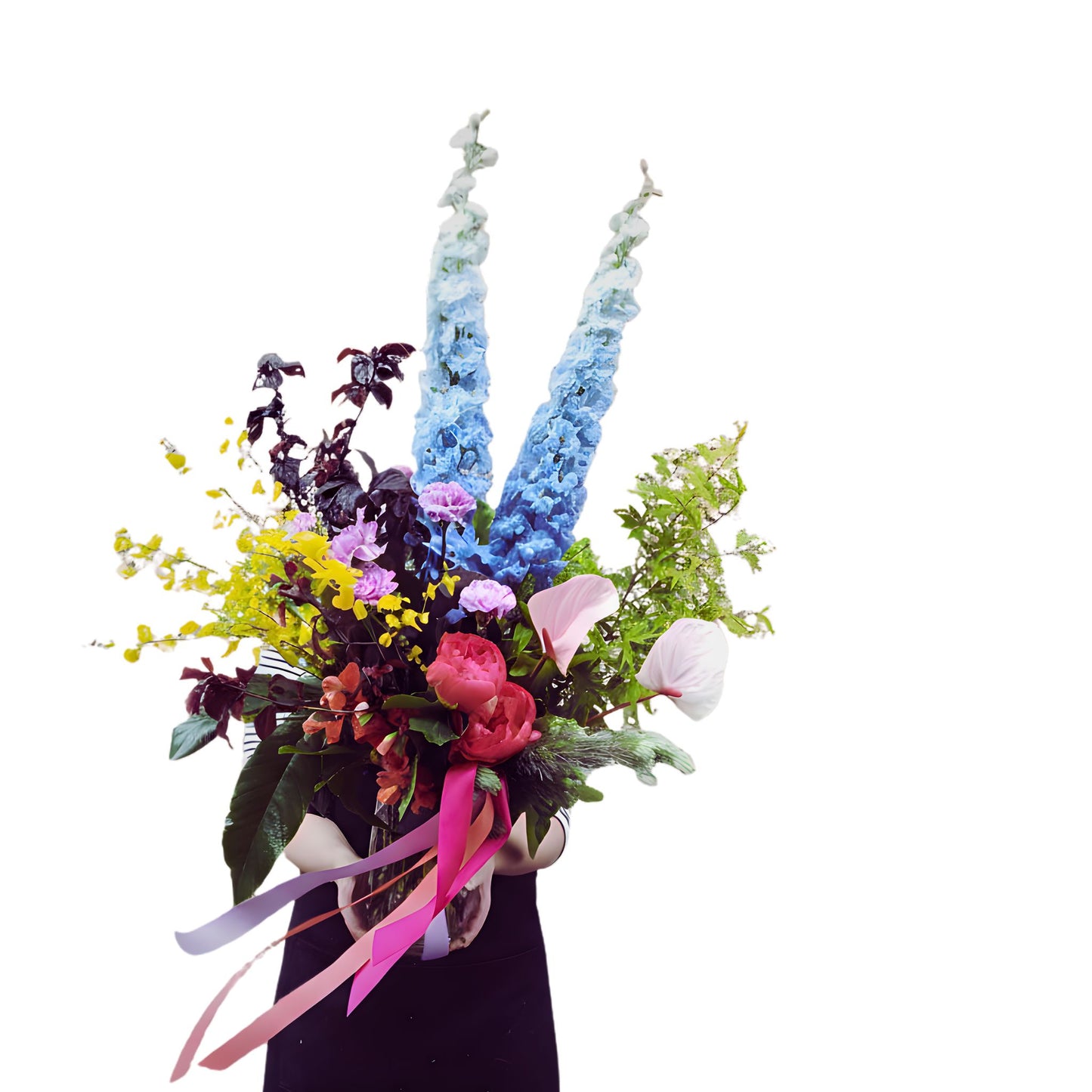Florist choice colourful bouquet with white background Bloomhaus Melbourne flower delivery