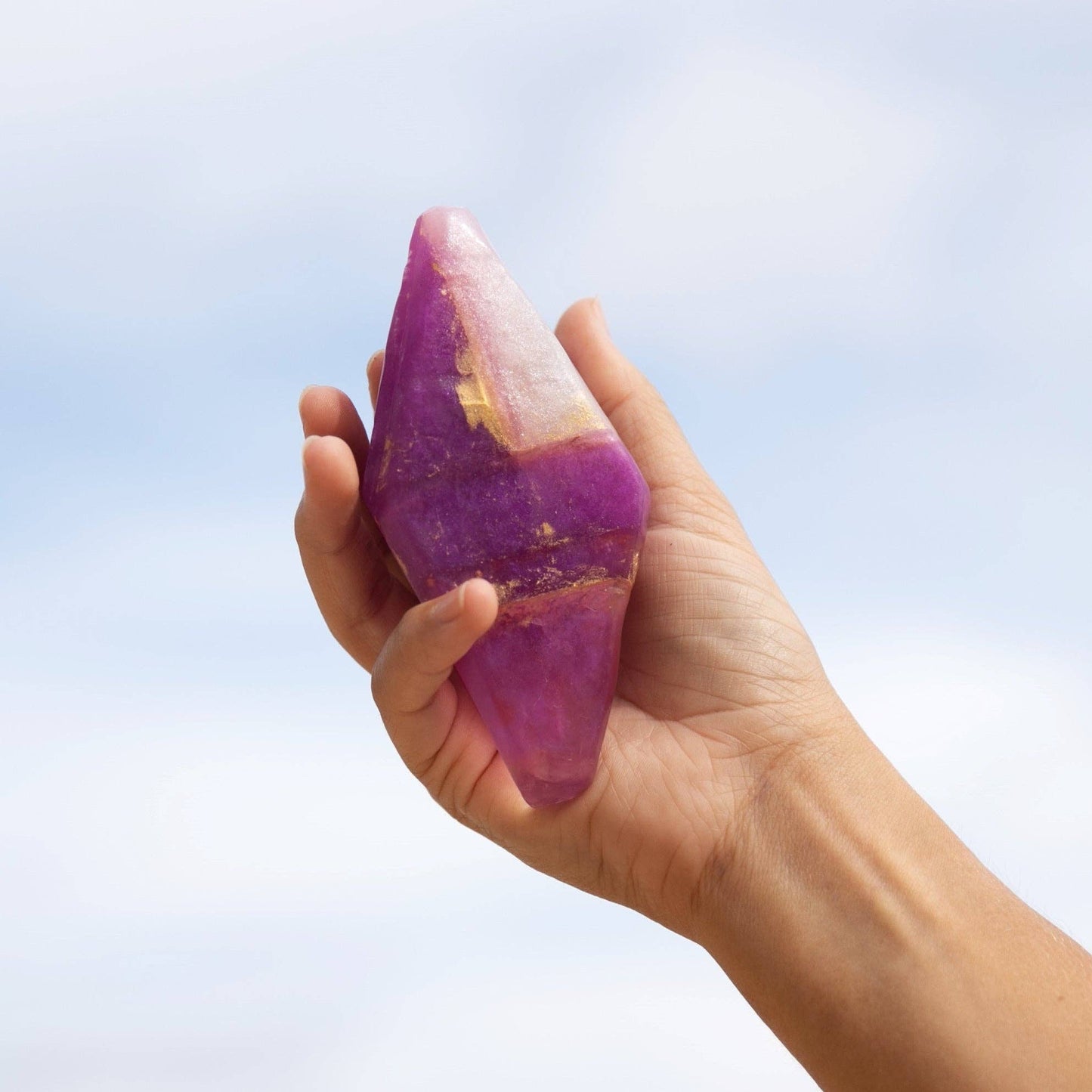 Summer Salt Body Crystal Soap- Amethyst