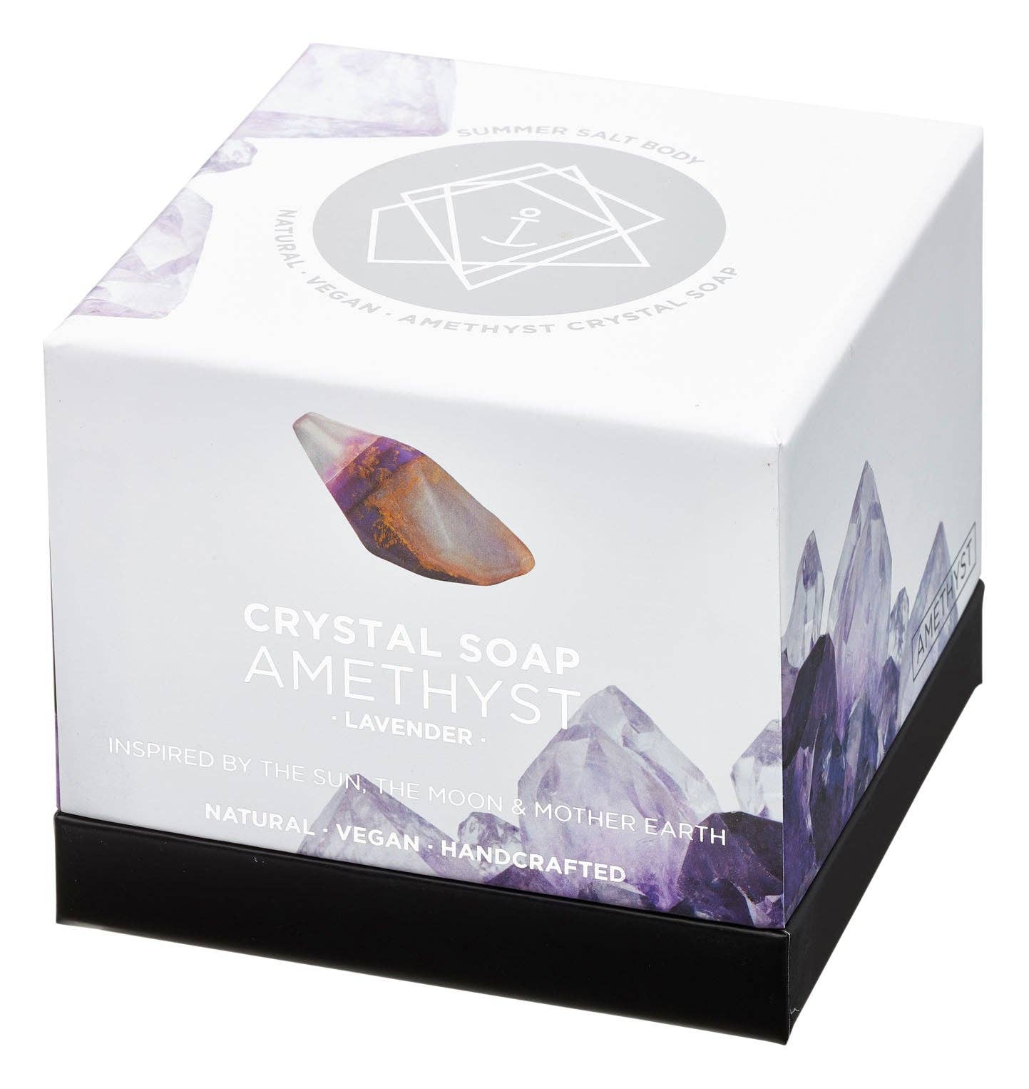 Summer Salt Body Crystal Soap- Amethyst