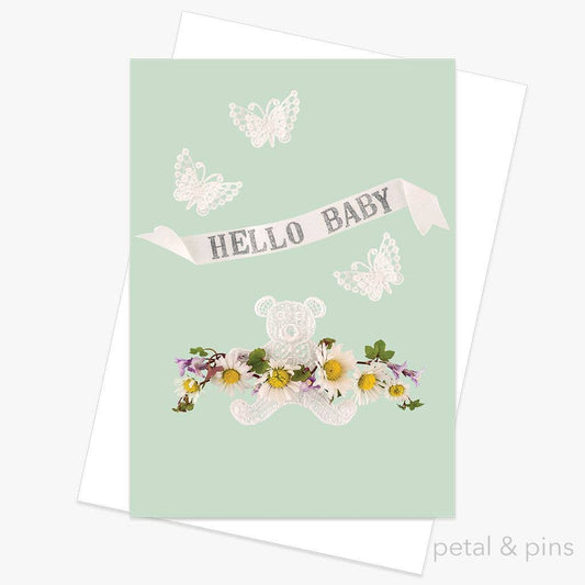 Hello Baby Card - BLOOMHAUS MELBOURNE