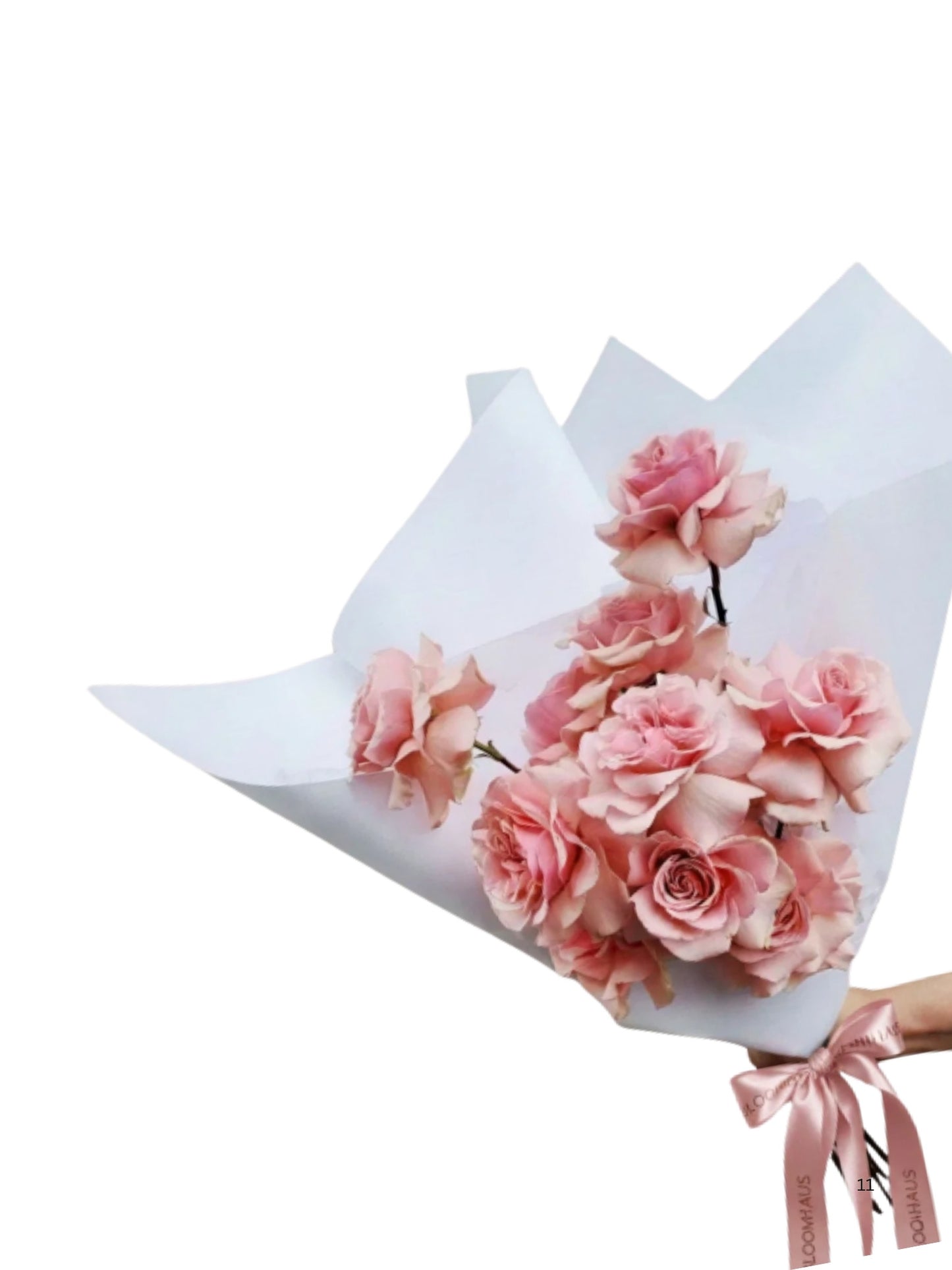 Bouquet of Ecuadorian reflexed roses from Bloomhaus Melbourne, showcasing vibrant, lush flowers in full bloom.