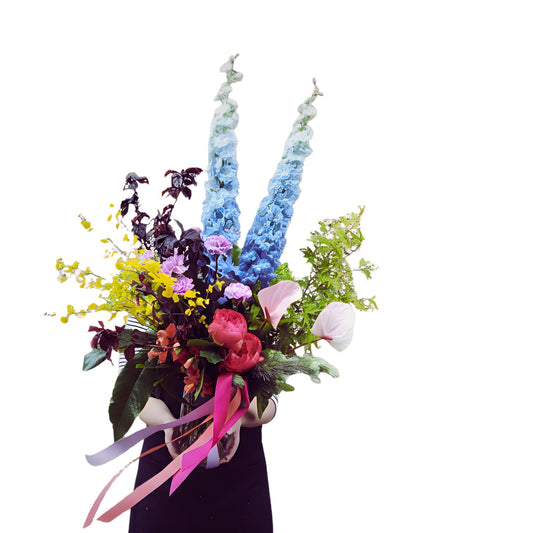 Florist choice colourful bouquet with white background Bloomhaus Melbourne flower delivery