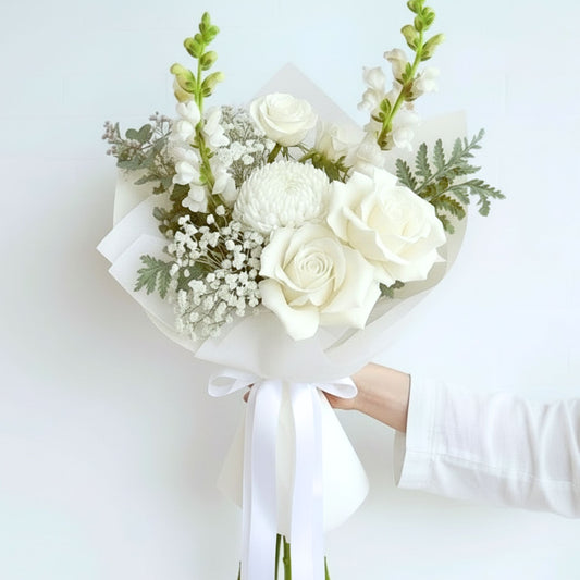 Whisper  - Fresh White Flower Bouquet | Bloomhaus Melbourne