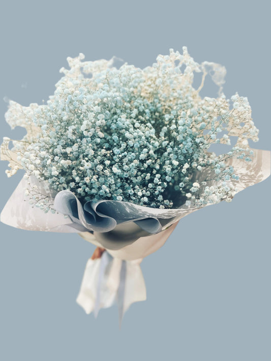 BLOOMHAUS MELBOURNE Flower arrangement Fairy Floss -Babies Breath Bouquet with Glitter Option