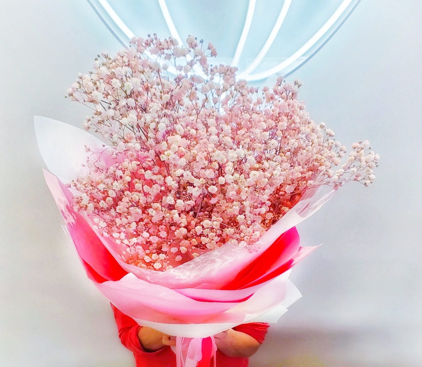 BLOOMHAUS MELBOURNE Flower arrangement Fairy Floss -Babies Breath Bouquet with Glitter Option