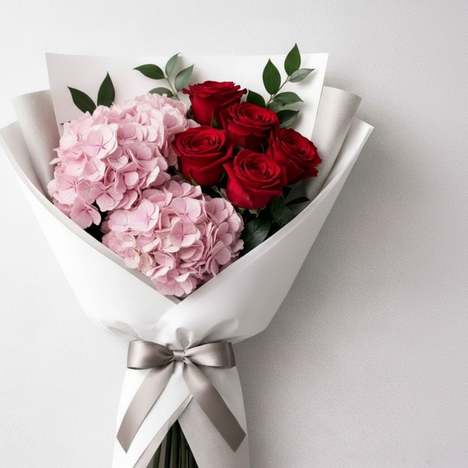BLOOMHAUS MELBOURNE Flowers > Hydrangea Cloud 9 - Valentine's Day Flower Delivery: Hydrangeas & Roses