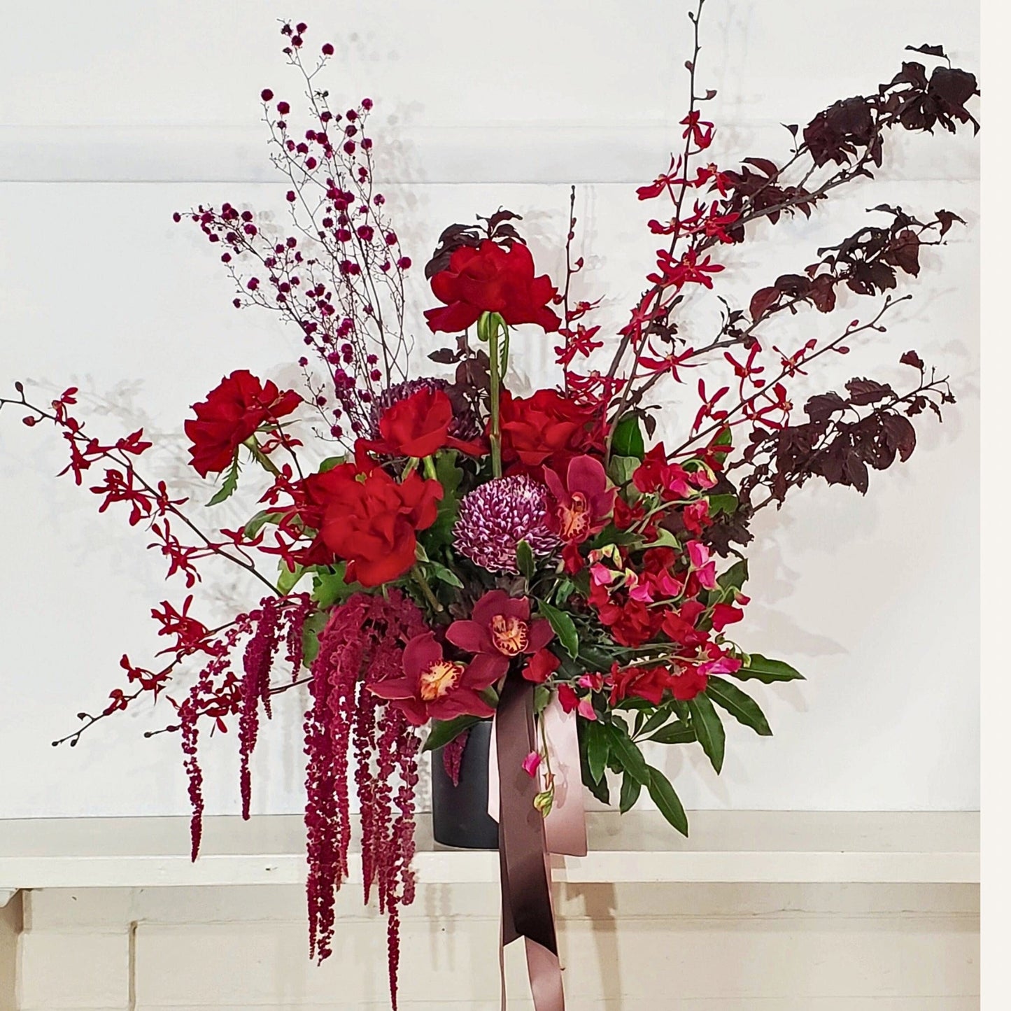 BLOOMHAUS MELBOURNE Flowers > reflexed roses Cherry Bomb - Moody blooms