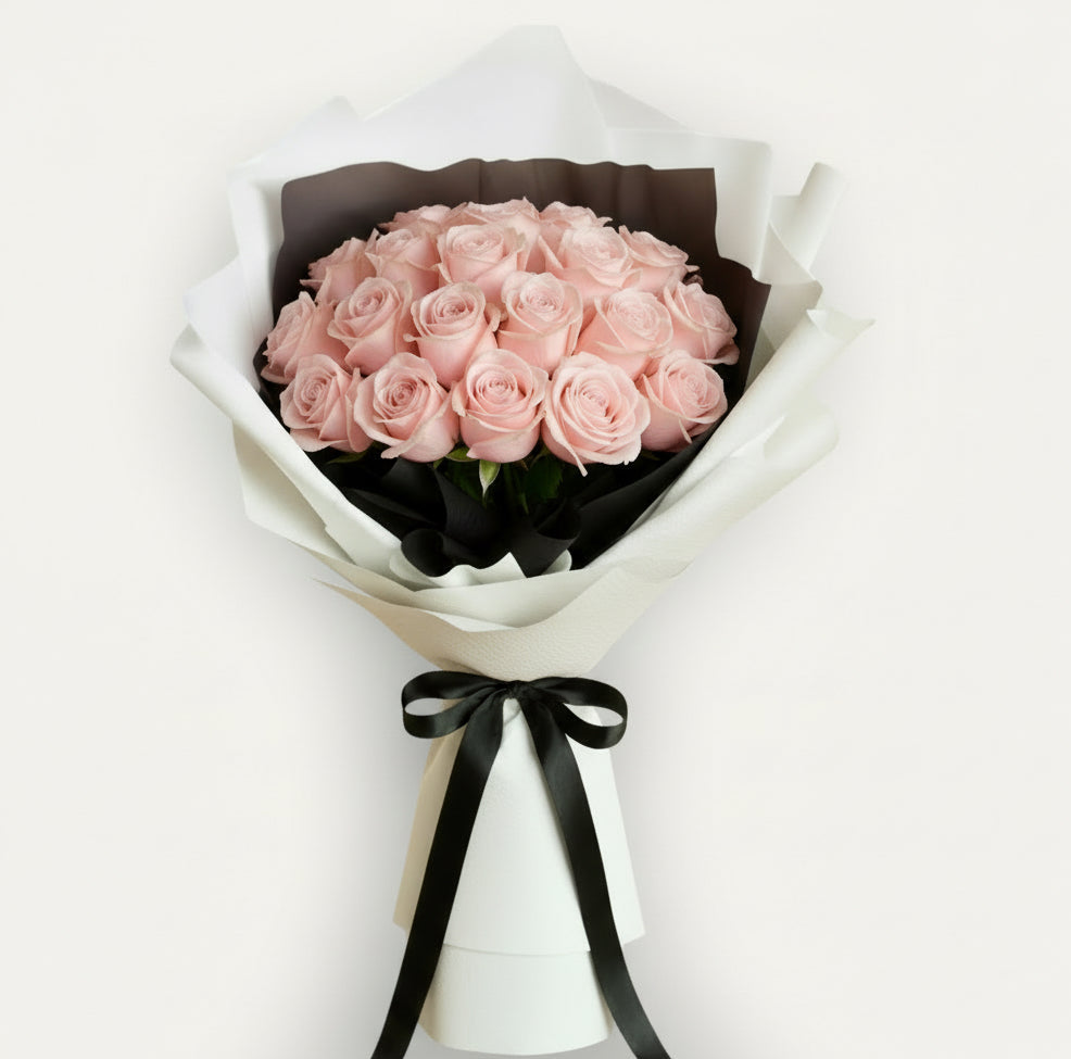BLOOMHAUS MELBOURNE Flowers > roses 12 stems / Pink Adore - Long Stem Premium Red Rose Bouquet 🐾