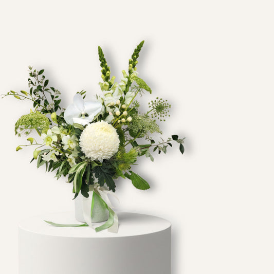 BLOOMHAUS MELBOURNE Hope - Fresh White Flowers in a Ceramic pot