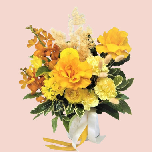 BLOOMHAUS MELBOURNE Mini Blooms Happiness -  Sweet Bright and Cheerful Yellow flowers