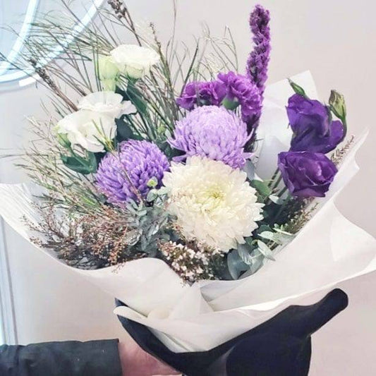 BLOOMHAUS MELBOURNE Passion  - Purple Disbuds and Seasonal Blooms