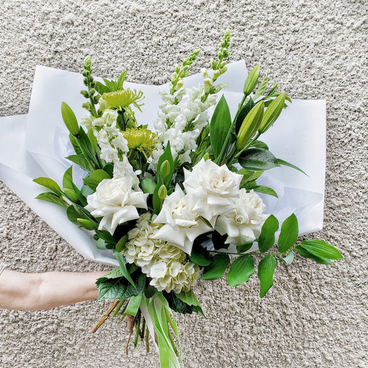 BLOOMHAUS MELBOURNE Radiant Soul - Fresh White Luxe Bouquet