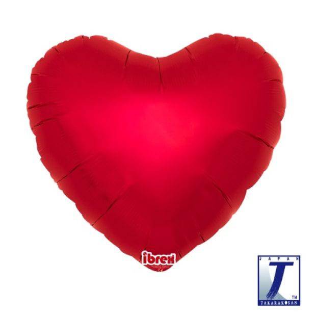 BLOOMHAUS MELBOURNE Red Heart helium Balloons 45cm